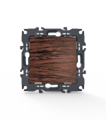 PRIME 1-канален еднопътен ключ без шрафове 1P 10AX 250V IP20 дървен - Image 2