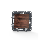 PRIME 1-канален еднопътен ключ без шрафове 1P 10AX 250V IP20 дървен