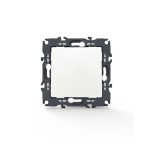 PRIME 1-клавишен двупътен ключ безвинтов 1P 10AX 250V AC IP20 бял