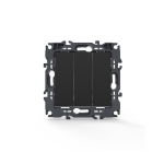 PRIME троен еднополюсен ключ с шуруби 1+1+1P 10AX 250V IP20 мат антрацит