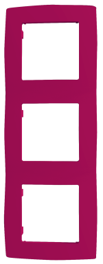 PRIME рамка за 3 места IP20 розова - Image 2