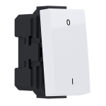 MODYS 2-полюсен ключ (0-1) бял 1 модул 2P 10AX 250V IP20