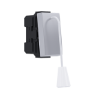 Modys тяговичен бутонен ключ с корд 1 м сребрист 1P 10A 250V IP20