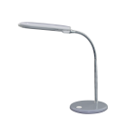Настолна лампа 5W сива 4000K с LED спирала 230V, 340 лм, диаметър 13 см x височина 47.5 см