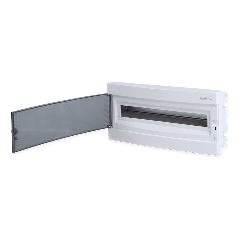 282U1X24C Вградимо табло за 24 модула с прозрачна врата 1 ред IP40 - Image 1