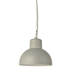 Пясъчно сиво висящо осветително тяло Bero 1xE27 макс. 10W LED IP44 с opal PC дифузер