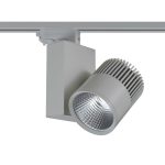 Сива LED релсова светлина 30W 3000K 36° 2200 лм 230V Ra80 4 жици
