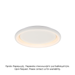 Таванен LED осветител 36W с dimmer и CCT 3470 лм бял метал D41x8.5 см Diana