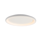 Таванен LED осветител Netto Diana 100W 3000K 7010 лм бял метален Ø81x8.5 см