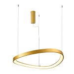 LED висяща лампа 73W CCT 5800 лм Harmony злато алуминий IP20 Ø80x120 см
