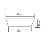 Кабинетно осветление 805 GAB, 12V, неръждаема стомана, бяло - Image 2