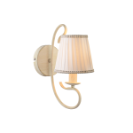 Стенен аплик  Netto Dijon 1xE14 патина с бял абажур 22,9x31,3 см