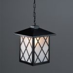 Висяща лампа Netto 1xE27 черен метал + пясъчно стъкло 26x26x120 см