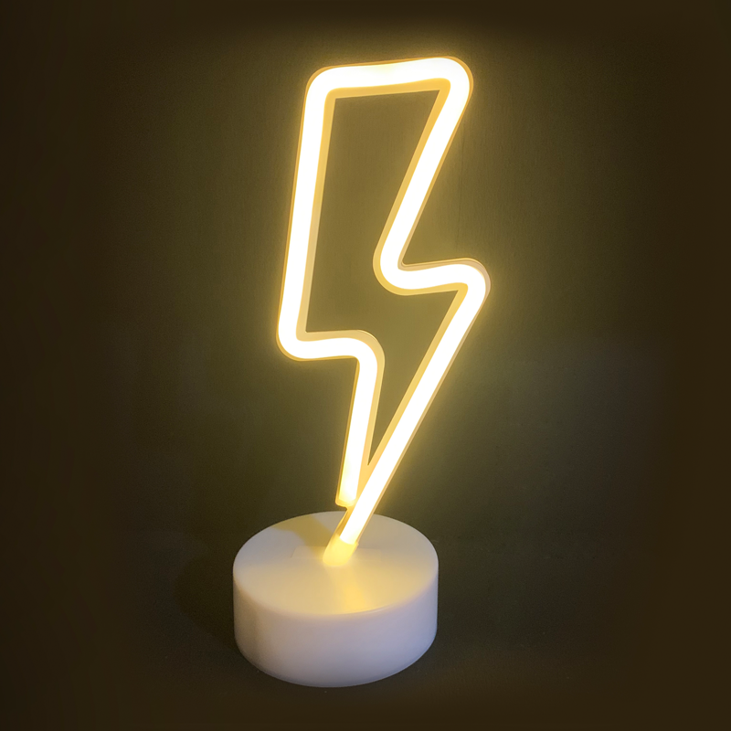 F04001318 34 неонови LED светлини Flash с батерия (3xAA)/USB, топло бяло, IP20, 11x10x28 см - Image 1