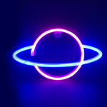 Celestial Body – 108 неонови LED светлини с батерия (3xAA)/USB, розов и син, IP20, 17.5x2x30 см