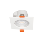 Квадратен LED спотлайт 7W SMD 230V 3000-4000-6000K 40° Ra80 580 лм