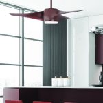 Декоративен таванен вентилатор с LED диаметър 132 см DC 40W, 3 кафяви ABS лопати, дистанционно управление - Image 2