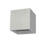 Циментен стенен осветител Block 1xG9 12x12x12 см
