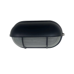 Сременно осветително тяло черно IP54 E27 60W 230V