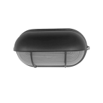 Сив стенно осветително тяло IP54 E27 60W RAL7016M