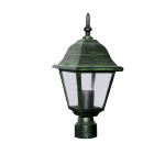 Стенна градинска светлина 60W, квадратна, алуминий и стъкло, 230V