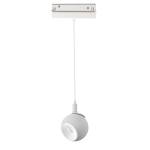 Матово бяло магнитно висящо LED осветително тяло Osram 48V DC 12W 4000K 1050 лм 36°