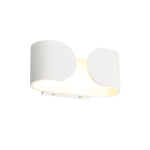 Стенен аплик бял LED с индиректно осветление 2x3W 230V 4000K NEPHELE