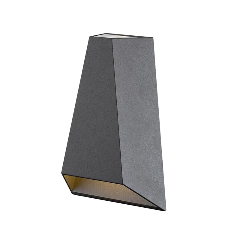 LG0187G LED COB стенно осветително тяло 6W 425 лм 30°/120° 230V 3000K тъмно сиво CRI80 IP54 - Image 1