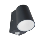 LED COB стенно осветително тяло с сензор за движение 6W 400 лм 100° 3000K IP54 тъмно сиво