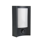 LED SMD стенен сензорен осветител 7 W 350 лм 170° 230 V AC 3000 K тъмно сиво IP54
