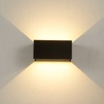 LED SMD стенно осветително тяло 12W 860 лм 0-120° 3000K тъмно сиво CRI80 IP54 - Image 2