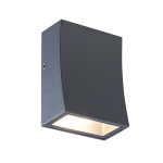 LED стенно осветително тяло 3W 110 лм 89° 230V 3000K тъмно сиво IP65