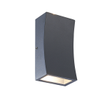 LED стенен осветител 6W 180 лм 89° 3000K тъмносив IP65