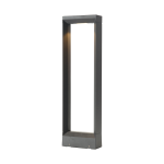 LED COB стълбов осветител 8W 180 лм 90° 3000K тъмносив IP54