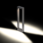 LED COB стълбов осветител 8W 180 лм 90° 3000K тъмносив IP54 - Image 2