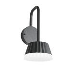 LED SMD стенен осветителник 10W 400 лм 85° 230V 3000K тъмно сиво CRI80 IP54