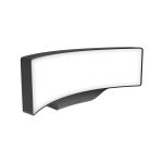 LED SMD стенен осветител 13W 710 лм 110° 230V AC 3000K тъмно сив CRI 80 IP65