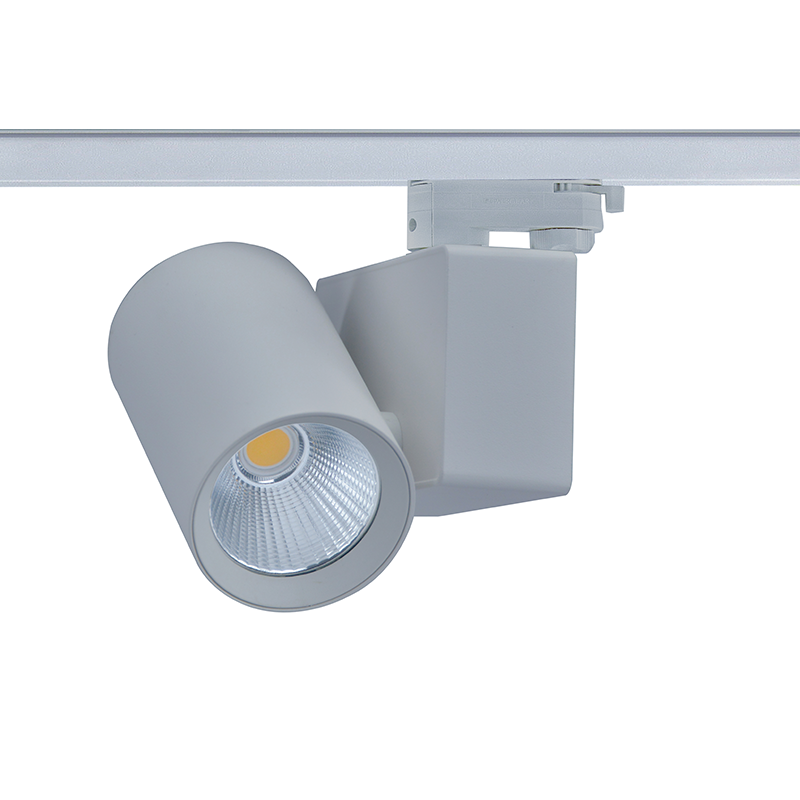 LISOR2030G4 Сив LED релсов осветител 20W 3000K трифазен 34° 2000 лм 230V Ra80 - Image 1