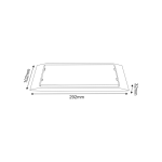 Поддържано аварийно LED SMD осветително тяло 4W 300 лм 4000K 230V IP65 с тест бутон - Image 2
