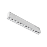 Матово бяло магнитно линейно LED осветително тяло Osram 48V DC 12W 4000K 1080 лм 36° 220 мм