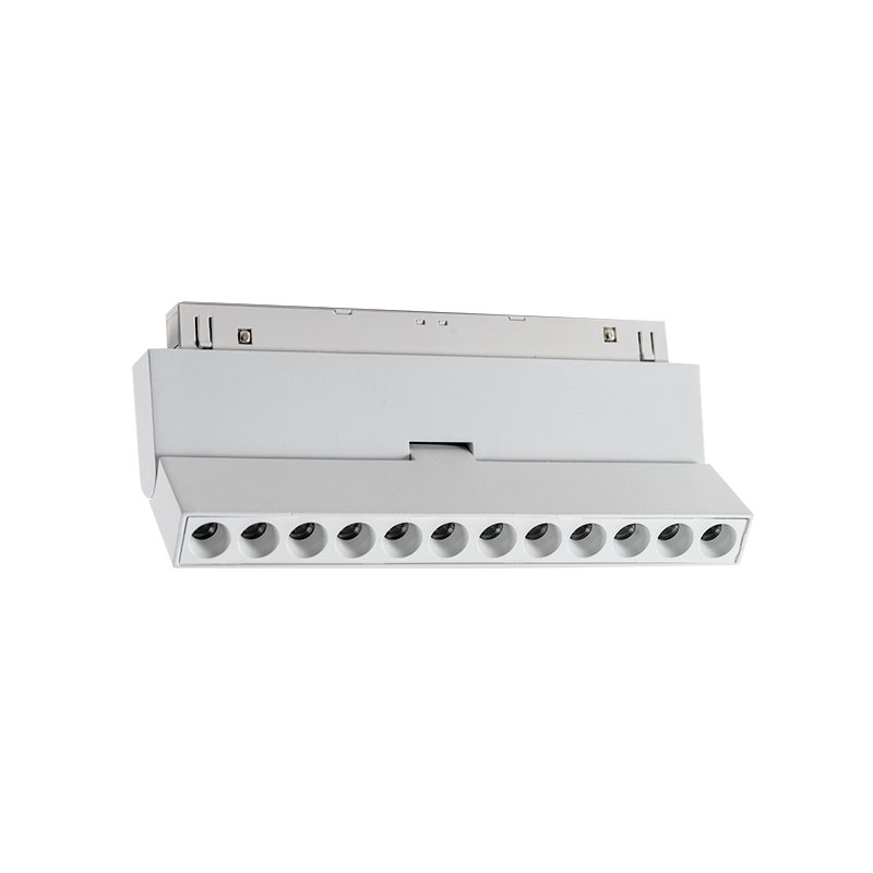MEYEM1230W Матово бяло магнитно подвижно линейно LED осветление OSRAM 48V DC 12W 3000K 1000 лм 24° 220 мм - Image 1
