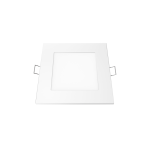 LED тънък квадратен панел за вградена монтажа 6W 4000K 470 лм 118x118 мм 230V AC Ra80