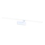 LED стенен аплик 12W 3000K 780 лм Palma бял метален IP44 66,5x14,5x5 см