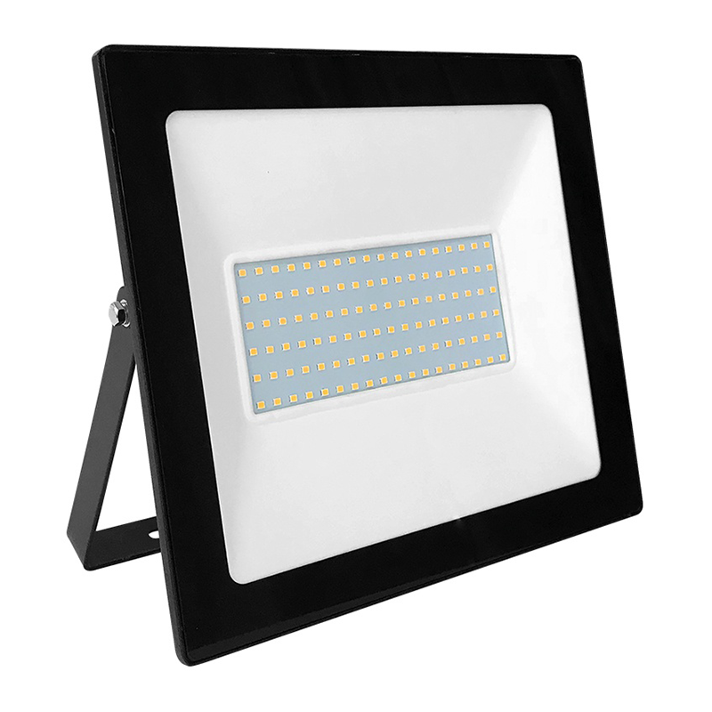 Q10030 Черен LED SMD прожектор IP66 100W 3000K 8100 лм 230V Ra80 - Image 1
