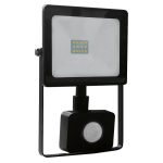 Черен сензорен LED SMD прожектор IP66 10W 4000K 850 лм 230V Ra80