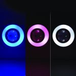 Детска LED нощна лампа 0,5 W с Шуко контакт, сензор, бяла/синя/червена светлина, бяла пластмаса 230 V IP20 - Image 2