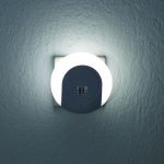 Нощна LED лампа с сензор 1W 4000K с 2 USB порта, ON/OFF и AUTO режим, бяла пластмасова 230V IP20 - Image 2
