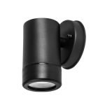 Черен PP стенен осветител One Beam GU10 макс. 3W LED IP65