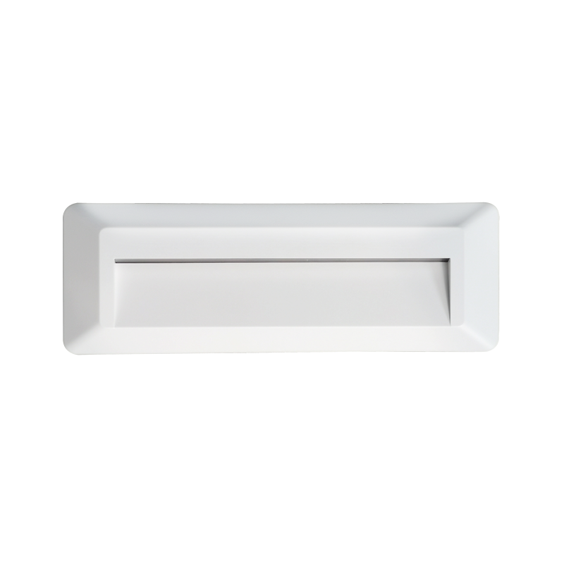 SLIM32NW LED стенно правоъгълно осветително тяло бяло 230V AC IP65 2W 3000K 100 лм - Image 1