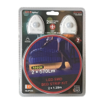 Комплект LED SMD регулируема лента 2x1.2 м 2x5.8 W 2x570 лм IP65 Nano 3000K с 2 сензора и 12V DC драйвер - Image 2